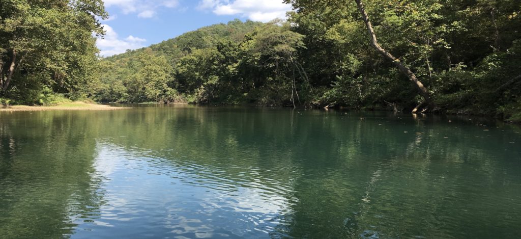 water view in summer